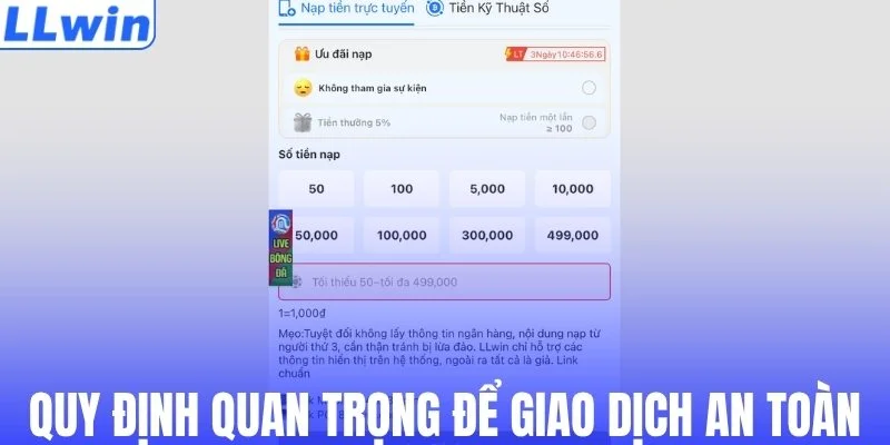Các quy định quan trọng để giao dịch an toàn