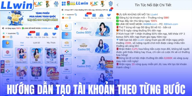 Hướng dẫn tạo tài khoản chi tiết theo từng bước
