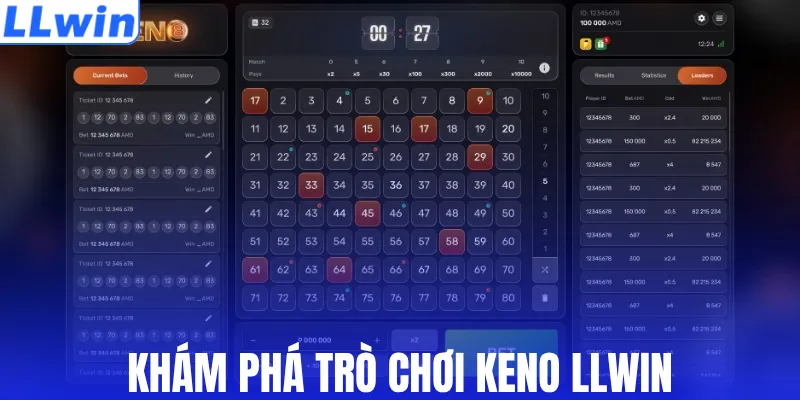 Khám phá trò chơi keno LLWIN