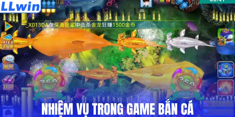 Nhiệm vụ trong game bắn cá