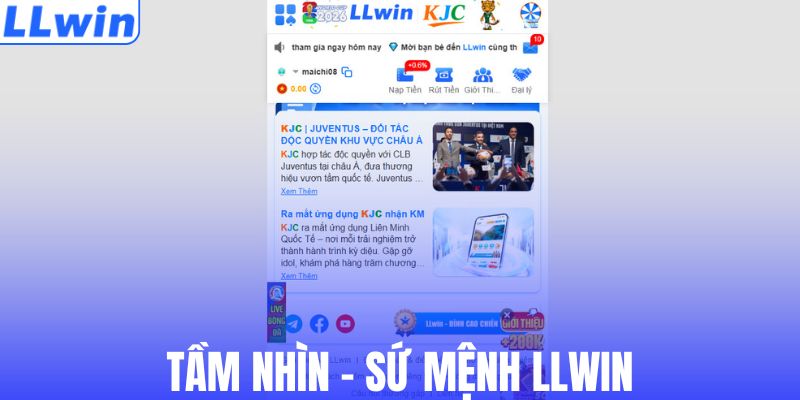 Tầm nhìn và sứ mệnh LLWIN
