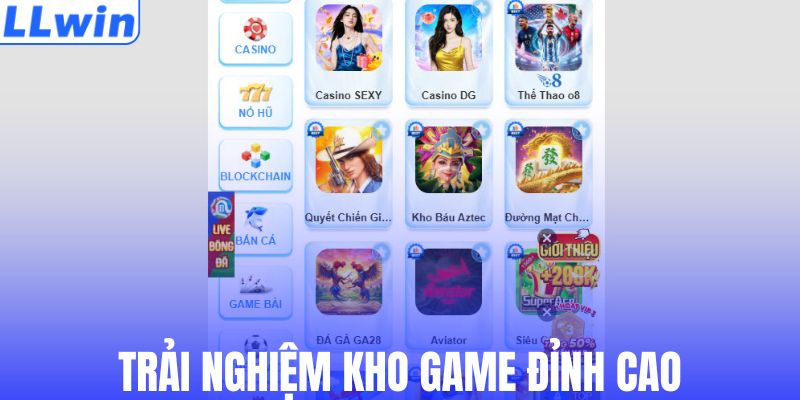 Trải nghiệm kho game đỉnh cao